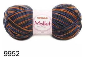 Fio mollet circulo cor 9952 mescla veleiro 100 gr