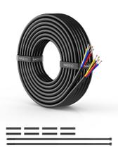 Fio NAOEVO 18, calibre 18, 4 condutores, 18 AWG, 4 núcleos, PVC trançado Fio NAOEVO 18, calibre 18, 4 condutores, 18 AWG, 4 núcleos, PVC trançado