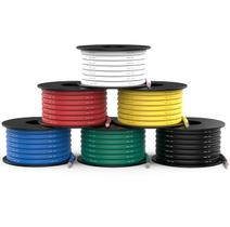 Fio NAOEVO, calibre 12, 27,4 m, 6 cores, 4,6 m, cada bobina de silicone