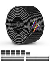 Fio NAOEVO, calibre 16, 4 condutores, 16 AWG, 4 núcleos, PVC trançado