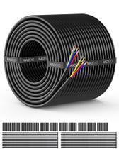 Fio NAOEVO, calibre 16, 4 condutores, 16 AWG, 4 núcleos, PVC trançado