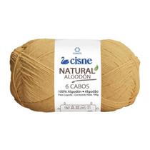 Fio Natural Algodón 6 Cabos Cisne 100g