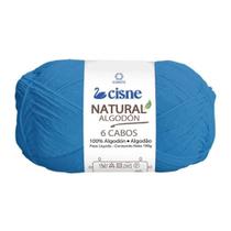 Fio Natural Algodón 6 Cabos Cisne 100g