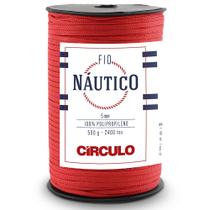 Fio Náutico 5mm com 500g Cor 3402 Vermelho - Círculo