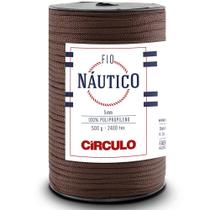 Fio Náutico 5mm com 500g Cor 7382 Chocolate - Círculo