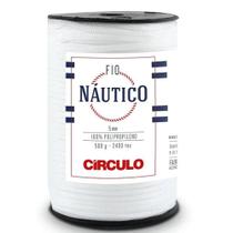 Fio Náutico 5mm com 500g Cor 8001 Branco - Círculo
