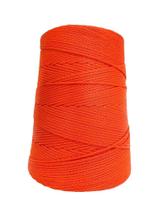 Fio Náutico Cordão 500G 3Mm 500M Croche Trico Bolsa Laranja - Rayontex