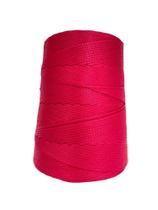 Fio Náutico Cordão 500G 3Mm 500M Croche Trico Bolsa Vermelho