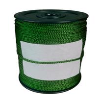 Fio Náutico Cordão Corda Vermelho Verde 3mm - Rolo 100 Metros