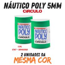 Fio náutico poly 5mm 500g kit com 2 un
