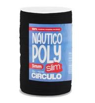Fio náutico poly slim 3mm cor 8990 preto 400g com 350 metros