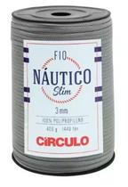 Fio Náutico Slim Círculo 3mm - 400g - Cor 8214 - Alumínio Fio Náutico Slim Círculo 3mm - 400g - Cor 8214 - Alumínio