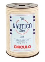 FIO NÁUTICO SLIM CÍRCULO 3MM COR 1074 CREME - 400g