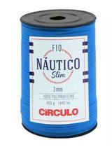 Fio náutico slim círculo 3mm cor 2314 royal