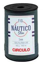 Fio náutico slim círculo 3mm cor 5398 musgo