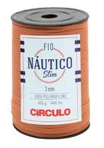 Fio náutico slim círculo 3mm cor 7529 terracota