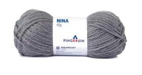 FIO NINA 40GR COR 2842 GRANIT - Fio de Lã Multifuncional