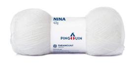 Fio Nina Pingouin 40g Cor 2 Branco - 267 Metros Fio Nina Pingouin 40g Cor 2 Branco - 267 Metros