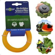 Fio Nylon 1,8mm 10 Metros Para Roçadeira Aparar Brasfort Fio Nylon 1,8mm 10 Metros Para Roçadeira Aparar Brasfort