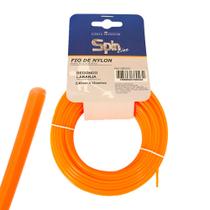 Fio nylon blister c/ 15mts redondo 2,40mm laranja