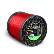 Fio Nylon Corta Grama Mazzaferro 2mm Redondo 2kg 558 Metros Cor Vermelho