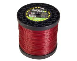 Fio Nylon Cortador Grama Grassfio 2,4Mm 2Kg Vermelho