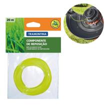 Fio Nylon Para Aparador de Grama Tramontina 1,8MM 20M Fio Nylon Para Aparador de Grama Tramontina 1,8MM 20M