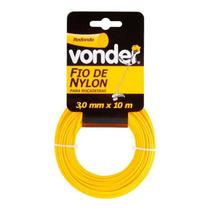 Fio Nylon Para Rocadeira 3mm X 10 Metros - Vonder