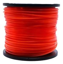 Fio Nylon Quadrado Laranja 3mm 2kg Roçadeira - Sanre Brasil