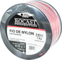 Fio Nylon Roçadeira 1kg Bitola 1.8mm - Rocast