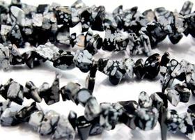 Fio Obsidiana Flocos de Neve Cascalho Furado a Laser 90cm Fio Obsidiana Flocos de Neve Cascalho Furado a Laser 90cm