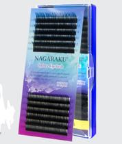 fio ombre NAGARAKU volume russo 0.07 azul e roxo ombré extensão de cílios colorido