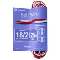 Fio para campainha Southwire 18/2 vermelho e branco 7,5 m cobre Fio para campainha Southwire 18/2 vermelho e branco 7,5 m cobre