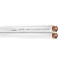 Fio Paralelo 300V 2x0,5mm para Instalação Residencial e Comercial Branco RCM Cabos Elétricos Fio Paralelo 300V 2x0,5mm para Instalação Residencial e Comercial Branco RCM Cabos Elétricos