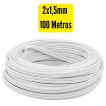 Fio Paralelo Elétrico Cobre 2x1,5mm e 2x2,5mm - Rolos Com 10, 20, 30, 40, 50 e 100 Metros