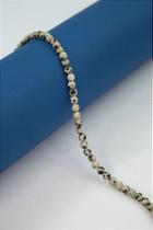 Fio Pedra Dálmata 4mm - 1 Fio de 40cm