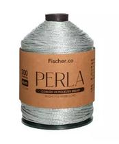 Fio Perla de Poliéster 4mm 200m Cor 90000 Prata