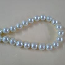 Fio Pérola Vidro - 12mm - 42cm- 36 pérolas Fio Pérola Vidro - 12mm - 42cm- 36 pérolas
