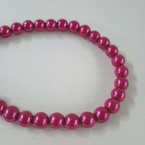 Fio Pérola Vidro - 8mm - 42cm- 55 pérola Fio Pérola Vidro - 8mm - 42cm- 55 pérola