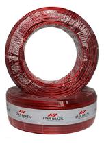 Fio polarizado bicolor 2x1,00 mm preto/vermelho - 100m rolo