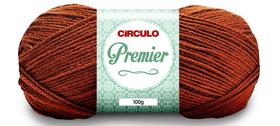 Fio Premier Círculo 100g Cor 850 Castanho - 283 Metros Fio Premier Círculo 100g Cor 850 Castanho - 283 Metros
