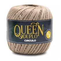 FIO QUEEN DUPLO 8/4 COR 7650 AMÊNDOA 100 GR CÍRCULO - Algodão Egípcio FIO QUEEN DUPLO 8/4 COR 7650 AMÊNDOA 100 GR CÍRCULO - Algodão Egípcio