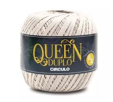 FIO QUEEN DUPLO 8/4 COR 8176 OFF WHITE 100 GR CÍRCULO - Algodão Egípcio FIO QUEEN DUPLO 8/4 COR 8176 OFF WHITE 100 GR CÍRCULO - Algodão Egípcio