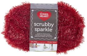 Fio Red Heart Scrubby Sparkle E851.8929 Morango