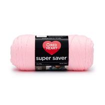 Fio RED HEART Super Saver Baby Pink 364 jardas 100% acrílico