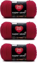 Fio Red Heart Super Saver Cherry Red 198g/333m Acrílico Fio Red Heart Super Saver Cherry Red 198g/333m Acrílico