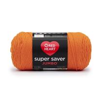 Fio Red Heart Super Saver Jumbo 396g de acrílico de abóbora