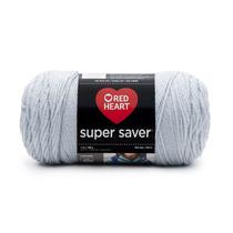 Fio RED HEART Super Saver Light Grey 364 jardas 100% acrílico