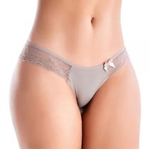 Fio Renda Lateral Areia em Algodão Egípcio