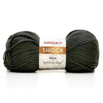 Fio Shock Círculo 100g - 162 MTS - Cor 8558 Asfalto Fio Shock Círculo 100g - 162 MTS - Cor 8558 Asfalto